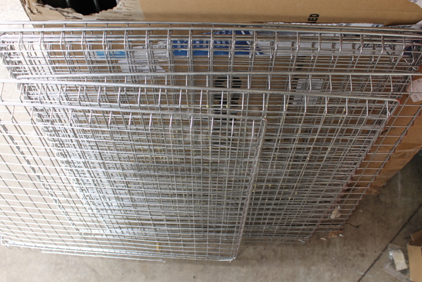 8 Chrome Finish Wire Baskets. 8 Times Your Bid! - Image 3 of 3
