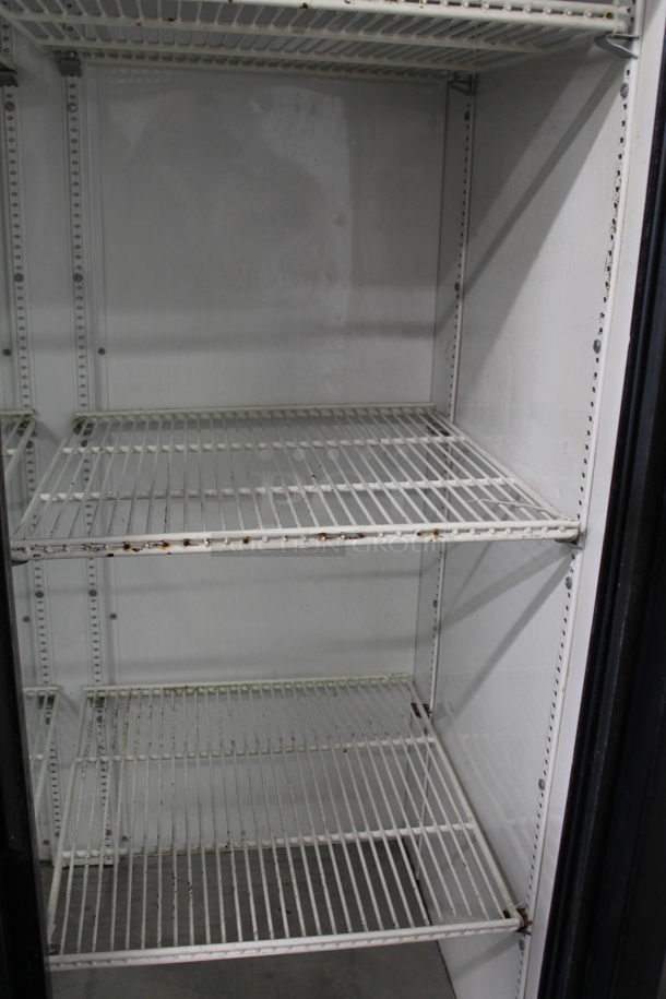 2013 True GDM-37-LD ENERGY STAR Metal Commercial 2 Door Reach In Cooler Merchandiser w/ Poly Coated Racks. 115 Volts, 1 Phase. Tested and Working! - Image 2 of 4