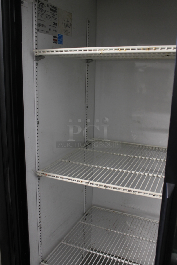 2013 True GDM-37-LD ENERGY STAR Metal Commercial 2 Door Reach In Cooler Merchandiser w/ Poly Coated Racks. 115 Volts, 1 Phase. Tested and Working! - Image 3 of 4