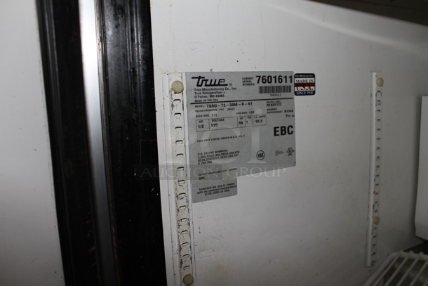 2013 True TSSU-72-30M-B-ST Stainless Steel Commercial Sandwich Salad Prep Table Bain Marie Mega Top. 115 Volts, 1 Phase. Tested and Working! - Image 7 of 7