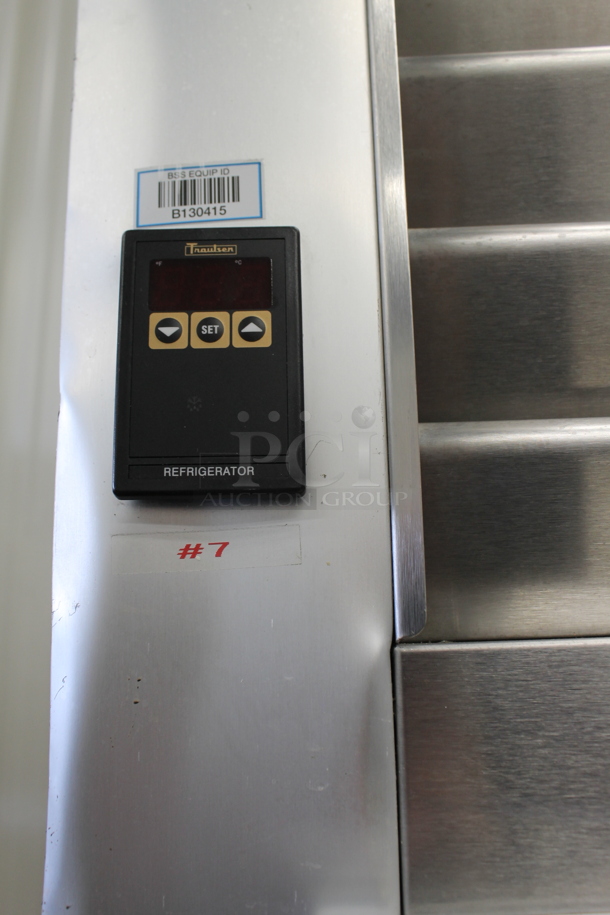 Traulsen G10000 Stainless Steel Commercial Single Door Reach In Cooler on Commercial Casters. 115 Volts, 1 Phase. Tested and Working! - Image 3 of 6