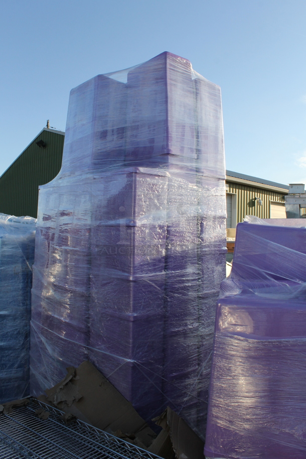 PALLET LOT! of 24 BRAND NEW! Baker's Mark 176IBM3BPR Purple 10 Gallon / 160 Cup Purple Allergen-Free Ingredient Bin. 24 Times Your Bid! - Image 3 of 3