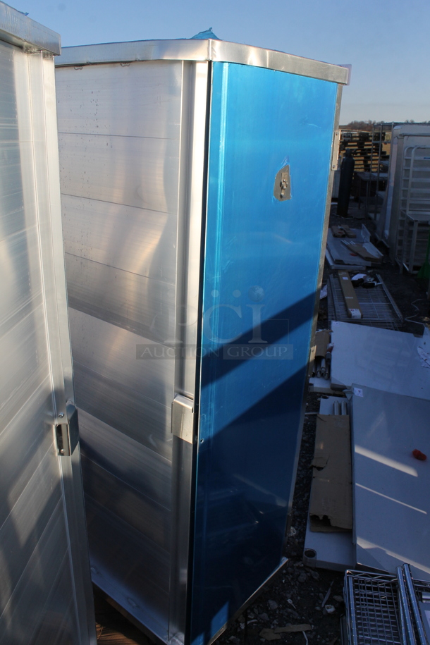 BRAND NEW SCRATCH AND DENT! 2023 Regency 600AEC1840 Metal Commercial Enclosed Pan Transport Rack on Commercial Casters. - Image 3 of 6