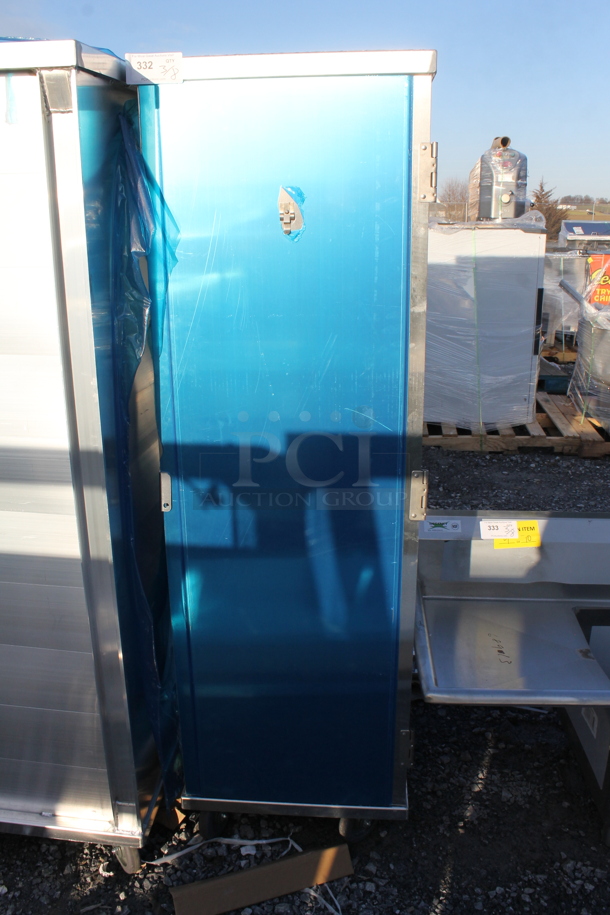 BRAND NEW SCRATCH AND DENT! 2023 Regency 600AEC1840 Metal Commercial Enclosed Pan Transport Rack on Commercial Casters. - Image 2 of 4