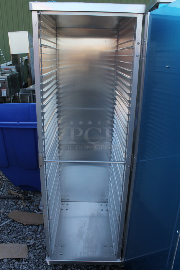 BRAND NEW SCRATCH AND DENT! 2023 Regency 600AEC1840 Metal Commercial Enclosed Pan Transport Rack on Commercial Casters. - Image 2 of 3