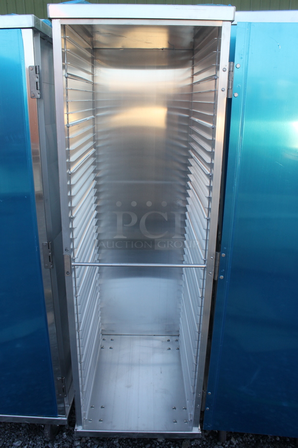 BRAND NEW SCRATCH AND DENT! 2023 Regency 600AEC1840 Metal Commercial Enclosed Pan Transport Rack on Commercial Casters. - Image 3 of 4