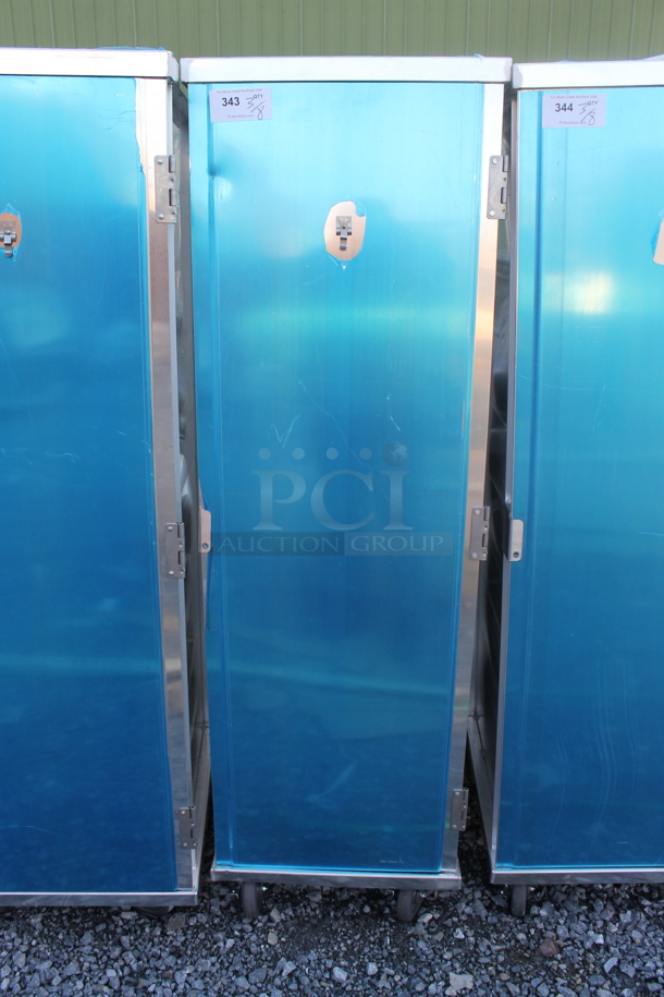 BRAND NEW SCRATCH AND DENT! 2023 Regency 600AEC1840 Metal Commercial Enclosed Pan Transport Rack on Commercial Casters. - Image 2 of 4