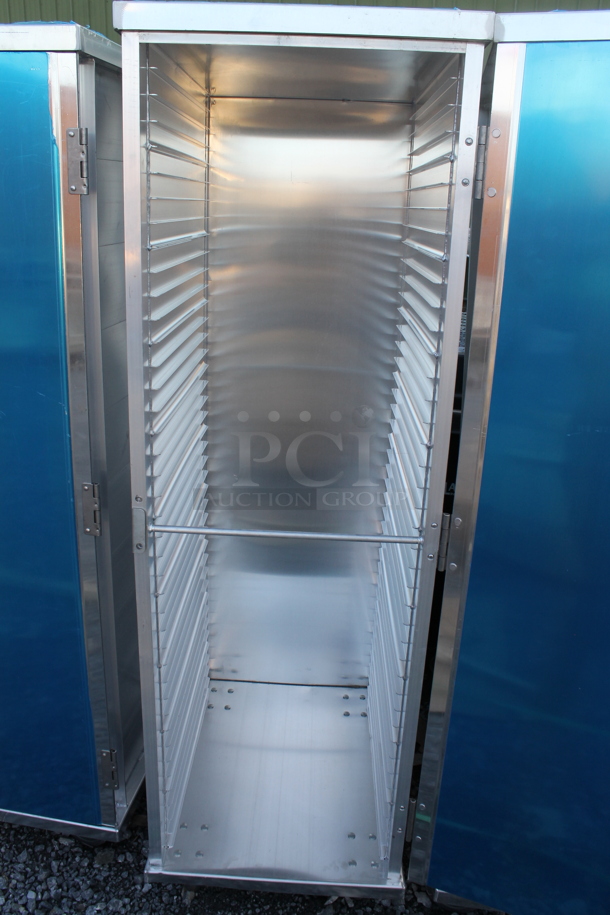BRAND NEW SCRATCH AND DENT! 2023 Regency 600AEC1840 Metal Commercial Enclosed Pan Transport Rack on Commercial Casters. - Image 3 of 4
