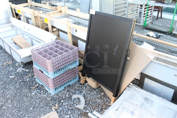 ALL ONE MONEY! Lot of BRAND NEW Dish Caddies and A Frame Sign. - Image 3 of 3