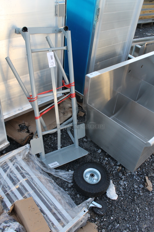 BRAND NEW SCRATCH AND DENT! Gray Metal Furniture Dolly.  - Image 3 of 3