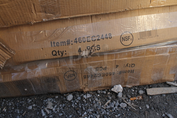 5 Boxes of 4 BRAND NEW SCRATCH AND DENT! Regency 460EC2448 Gray Finish Wire Shelves. 5 Times Your Bid! - Image 4 of 4