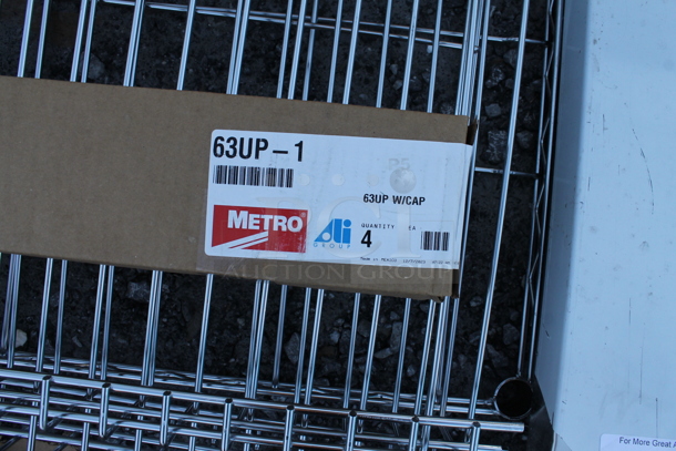 BRAND NEW SCRATCH AND DENT! Metal Wire Bun Pan Rack on Commercial Casters - Image 4 of 5