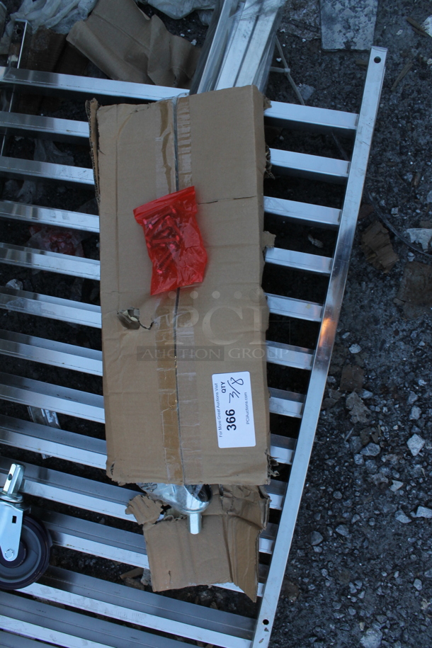 BRAND NEW SCRATCH AND DENT! Metal Commercial Pan Transport Rack on Commercial Casters  - Image 4 of 5