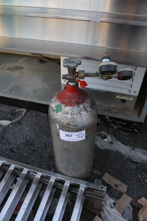 Metal CO2 Tank. Buyer Must Pick Up - We Will Not Ship This Item - Image 1 of 3