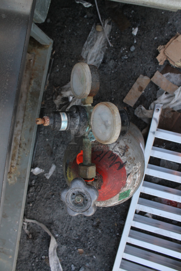 Metal CO2 Tank. Buyer Must Pick Up - We Will Not Ship This Item - Image 2 of 3