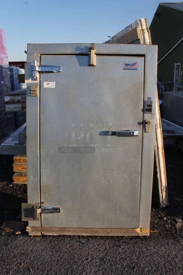 Tafco 8'x16' Walk In Combo Box and Tafco 8'x10' Walk In Box w/ Evaporator Fan, ADT052AJ 115 Volt, 1 Phase Evaporator Fan, ADT070AK 115 Volt, 1 Phase Evaporator Fan, Tecumseh AE-1022-E 115 Volt, 1 Phase Compressor.  - Image 1 of 10