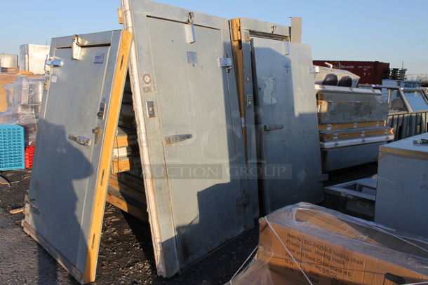 Tafco 8'x16' Walk In Combo Box and Tafco 8'x10' Walk In Box w/ Evaporator Fan, ADT052AJ 115 Volt, 1 Phase Evaporator Fan, ADT070AK 115 Volt, 1 Phase Evaporator Fan, Tecumseh AE-1022-E 115 Volt, 1 Phase Compressor.  - Image 3 of 10