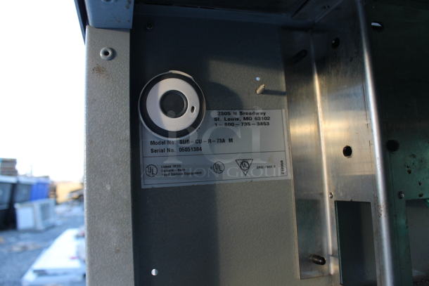Duke Metal Commercial Subway Make Line Cashier Station. - Image 5 of 5