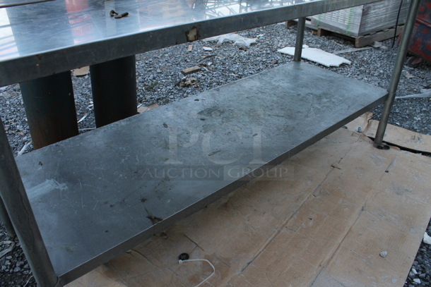 Stainless Steel Table w/ Metal Under Shelf. - Image 4 of 5