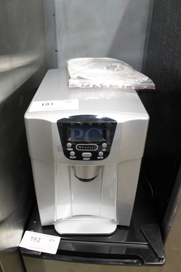 BRAND NEW SCRATCH AND DENT! Whynter IDC-221SC Countertop Direct Connection 26lb per day Ice Maker and Water Dispenser – Silver. 115 Volts, 1 Phase. Tested and Working! - Image 1 of 4