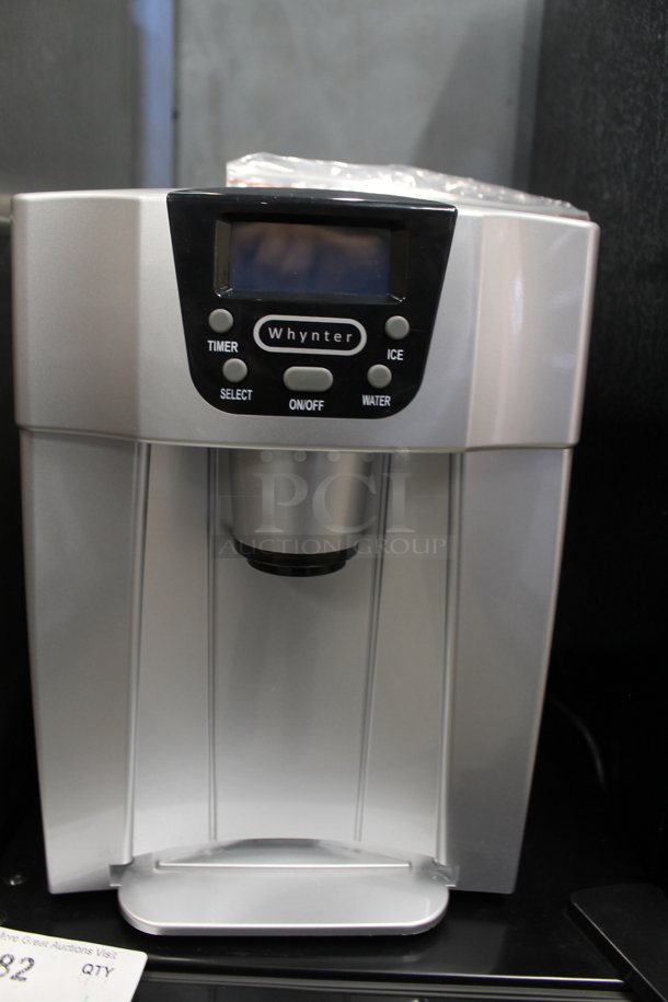 BRAND NEW SCRATCH AND DENT! Whynter IDC-221SC Countertop Direct Connection 26lb per day Ice Maker and Water Dispenser – Silver. 115 Volts, 1 Phase. Tested and Working! - Image 3 of 4