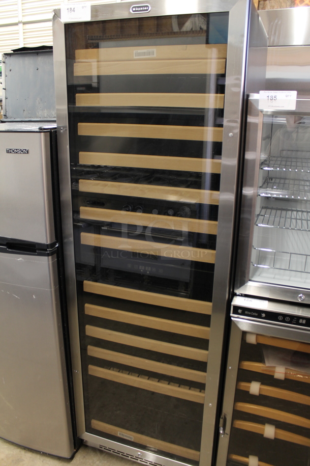 BRAND NEW SCRATCH AND DENT! Whynter BWR-1642DZ Metal Commercial Single Door Reach In 164 Bottle Dual Zone Wine Cooler Merchandiser. 120 Volts, 1 Phase. Tested and Working! - Image 2 of 4