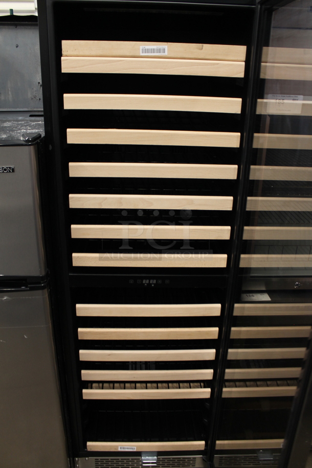 BRAND NEW SCRATCH AND DENT! Whynter BWR-1642DZ Metal Commercial Single Door Reach In 164 Bottle Dual Zone Wine Cooler Merchandiser. 120 Volts, 1 Phase. Tested and Working! - Image 3 of 4