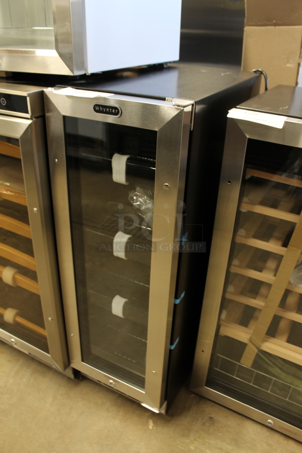 BRAND NEW SCRATCH AND DENT! Whynter BBR-638SB 12" Built In 60 Can Beverage Cooler Merchandiser with Lock, Stainless. 115 Volt, 1 Phase. Tested and Working! - Image 2 of 4