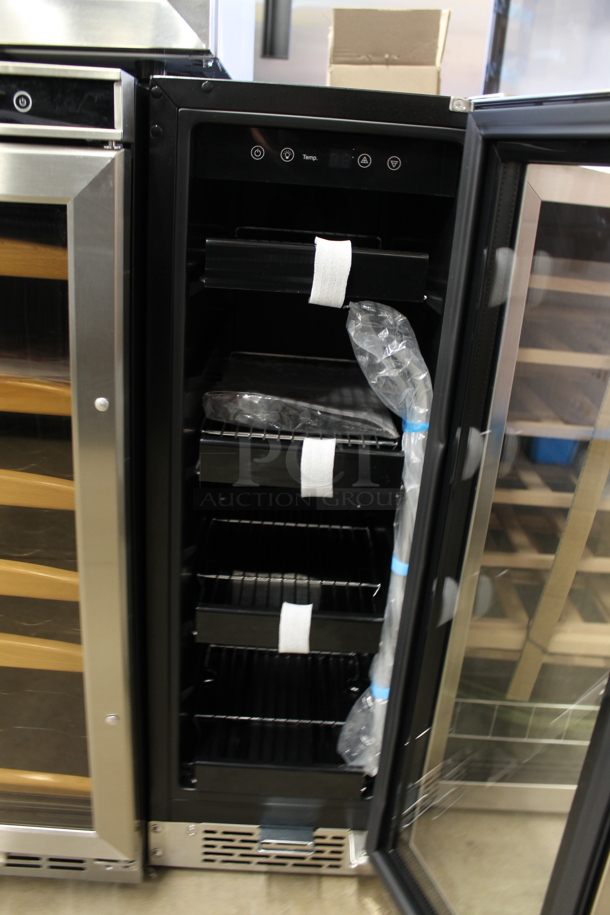 BRAND NEW SCRATCH AND DENT! Whynter BBR-638SB 12" Built In 60 Can Beverage Cooler Merchandiser with Lock, Stainless. 115 Volt, 1 Phase. Tested and Working! - Image 3 of 4