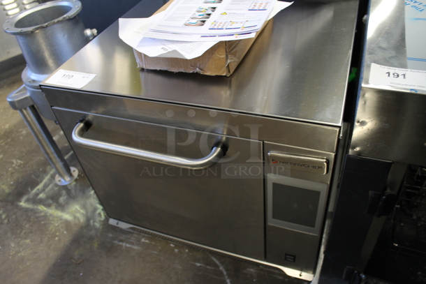 BRAND NEW SCRATCH AND DENT! 2023 Merrychef eikon e3 574E31330H Stainless Steel Commercial Countertop High-Speed Accelerated Cooking Countertop Oven. 208/240 Volts, 1 Phase.  - Image 2 of 7