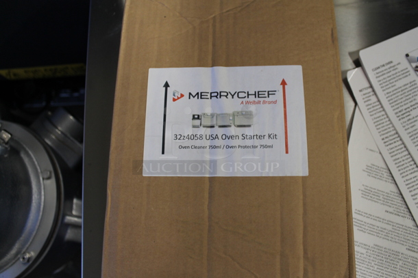 BRAND NEW SCRATCH AND DENT! 2023 Merrychef eikon e3 574E31330H Stainless Steel Commercial Countertop High-Speed Accelerated Cooking Countertop Oven. 208/240 Volts, 1 Phase.  - Image 4 of 7