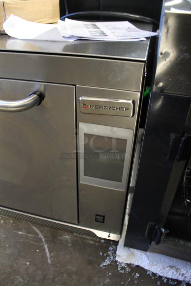BRAND NEW SCRATCH AND DENT! 2023 Merrychef eikon e3 574E31330H Stainless Steel Commercial Countertop High-Speed Accelerated Cooking Countertop Oven. 208/240 Volts, 1 Phase.  - Image 5 of 7