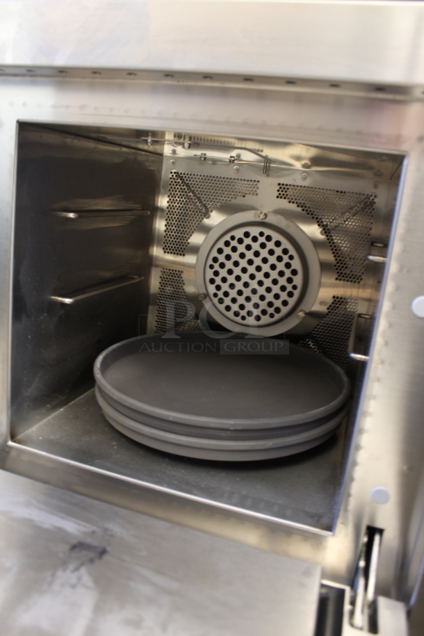 BRAND NEW SCRATCH AND DENT! 2023 Merrychef eikon e3 574E31330H Stainless Steel Commercial Countertop High-Speed Accelerated Cooking Countertop Oven. 208/240 Volts, 1 Phase.  - Image 6 of 7