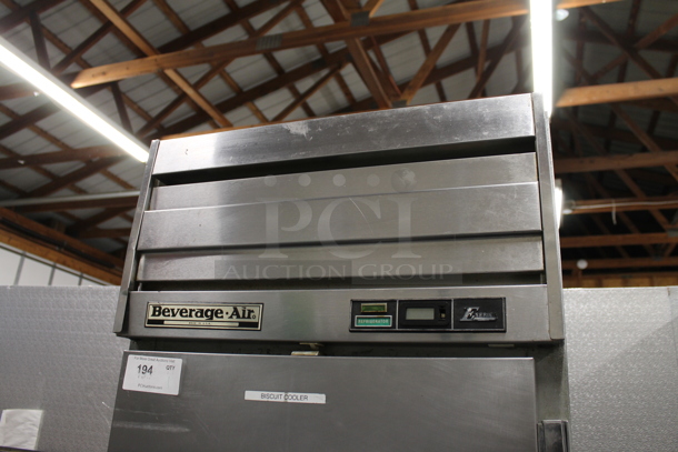 Beverage Air ER21-1AS Stainless Steel Commercial Single Door Reach In Cooler on Commercial Casters. 115 Volts, 1 Phase. Tested and Powers On But Does Not Get Cold - Image 2 of 6