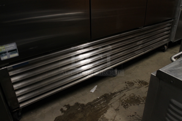 Turbo Air TSF-72SD Stainless Steel Commercial 3 Door Reach In Freezer w/ Metal Racks on Commercial Casters. 110-120 Volts, 1 Phase. Tested and Working! - Image 2 of 8