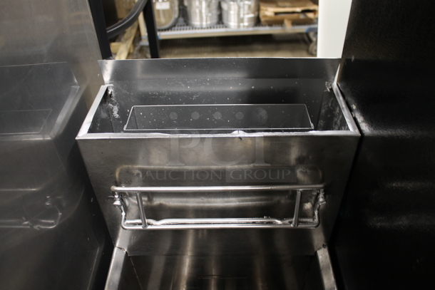 2013 Dean SR42GN Stainless Steel Commercial Floor Style Natural Gas Powered Deep Fat Fryer. 105,000 BTU.  - Image 3 of 6