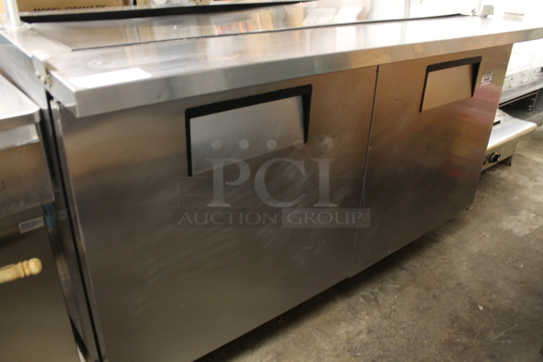 True QA-60-24M-B Stainless Steel Commercial Prep Table. 115 Volts, 1 Phase. Tested and Powers On But Does Not Get Cold - Image 3 of 8