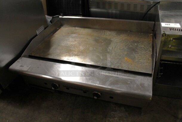 American Range Stainless Steel Commercial Countertop Electric Powered Flat Top Griddle. 208-240 Volts, 1 Phase. - Image 1 of 3