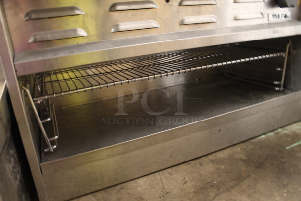 Vulcan Stainless Steel Commercial Natural Gas Powered Cheese Melter.  - Image 2 of 3