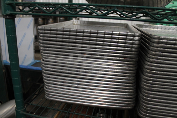70 Metal Half Size Baking Pans. 70 Times Your Bid! - Image 4 of 5