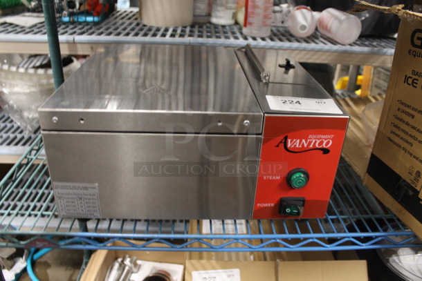 BRAND NEW SCRATCH AND DENT! Avantco 177QS1800SS QuickShot SS QS-1800 Stainless Steel Countertop Tortilla / Portion Steamer. 120 Volts, 1 Phase. Tested and Working! - Image 2 of 6