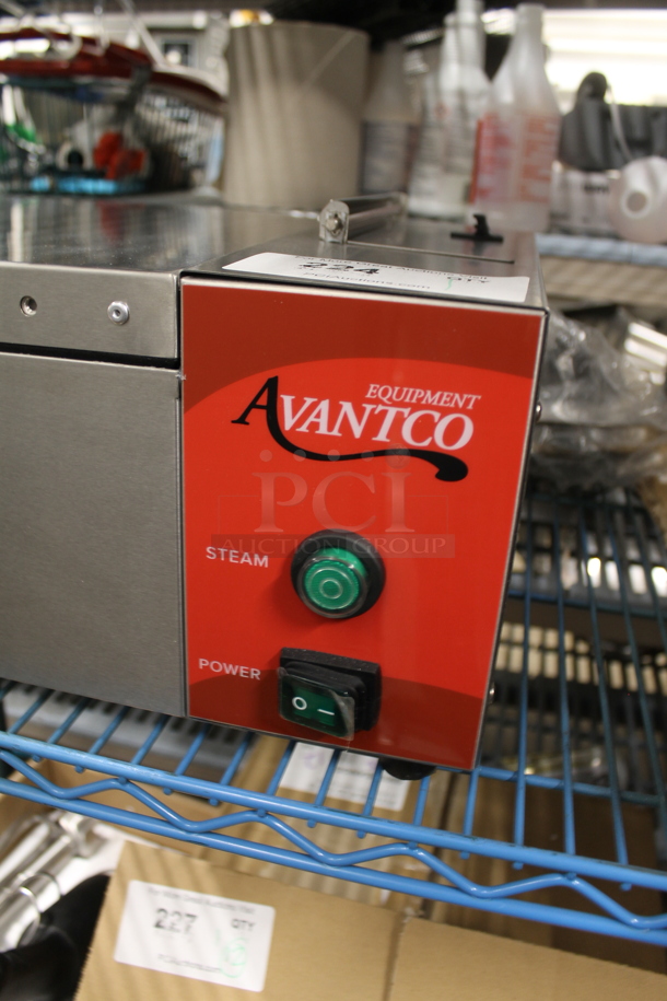 BRAND NEW SCRATCH AND DENT! Avantco 177QS1800SS QuickShot SS QS-1800 Stainless Steel Countertop Tortilla / Portion Steamer. 120 Volts, 1 Phase. Tested and Working! - Image 3 of 6