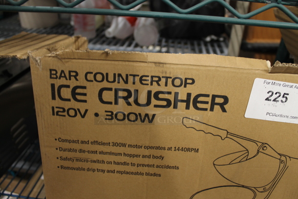 BRAND NEW SCRATCH AND DENT! Galaxy CTIC300 Countertop Ice Crusher. 120 Volts, 1 Phase. Tested and Working! - Image 4 of 6