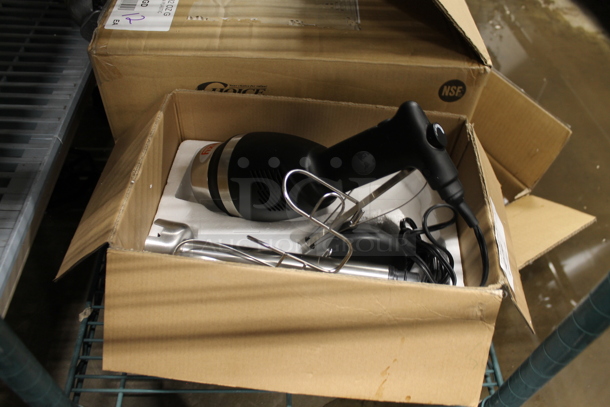 BRAND NEW SCRATCH AND DENT! Galaxy 177IMBL9 9" Stainless Steel Light-Duty Variable Speed Immersion Blender. 110-120 Volts, 1 Phase. Tested and Working! - Image 3 of 5