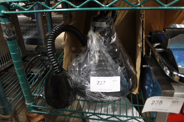 BRAND NEW SCRATCH AND DENT! ServIt 30-80" Retractable Cord Ceiling Mount Heat Lamp. 120 Volts, 1 Phase.  - Image 2 of 5