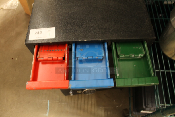 Corporate Safe Specialists Black Metal 2 Compartment Safe. Does Not Come w/ Combination. - Image 2 of 7