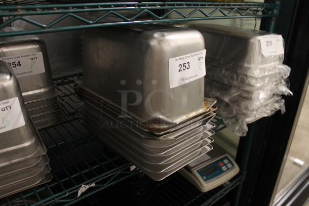8 Stainless Steel 1/3 Size Drop In Bins. 1/3x6. 8 Times Your Bid! - Image 2 of 2