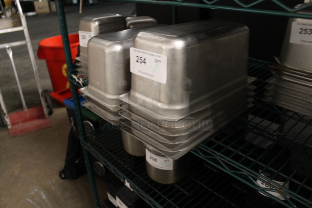 8 Stainless Steel 1/3 Size Drop In Bins. 1/3x6. 8 Times Your Bid! - Image 2 of 3