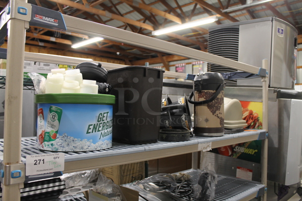ALL ONE MONEY! Tier Lot of Various Items Including Air Pot and Trash Can - Image 2 of 3