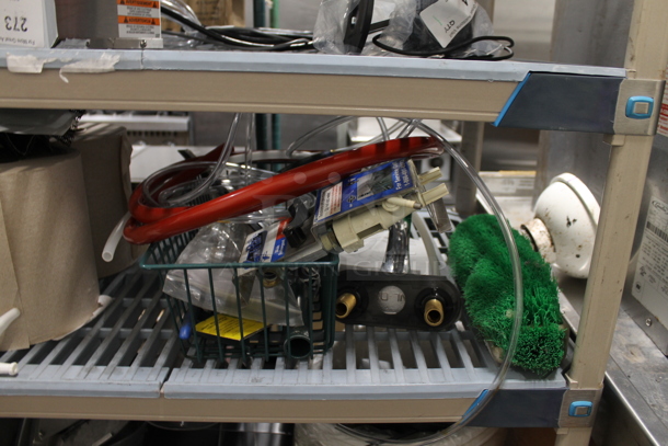 ALL ONE MONEY! Tier Lot of Various Items Including Spray Nozzle Sprayer Tops, Hand Towel Dispenser and 2 Paper Towel Rolls - Image 2 of 4